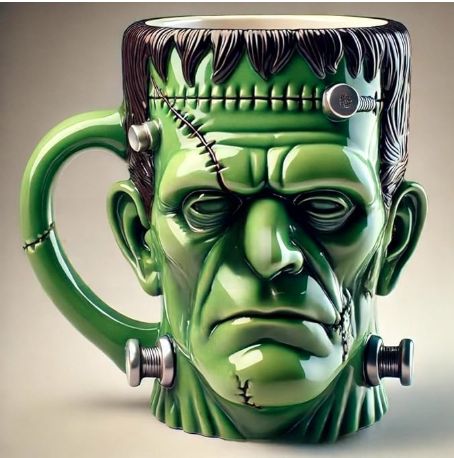 Taza Frankenstein 3D